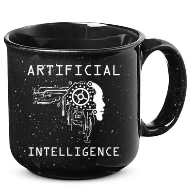 AI Developer Gift Artificial Brain Artificial Intelligence 15oz Campfire Ceramic Mug