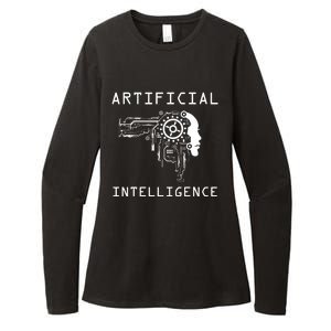 AI Developer Gift Artificial Brain Artificial Intelligence Womens CVC Long Sleeve Shirt