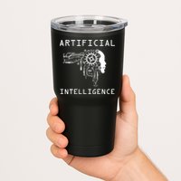 AI Developer Gift Artificial Brain Artificial Intelligence Tumbler