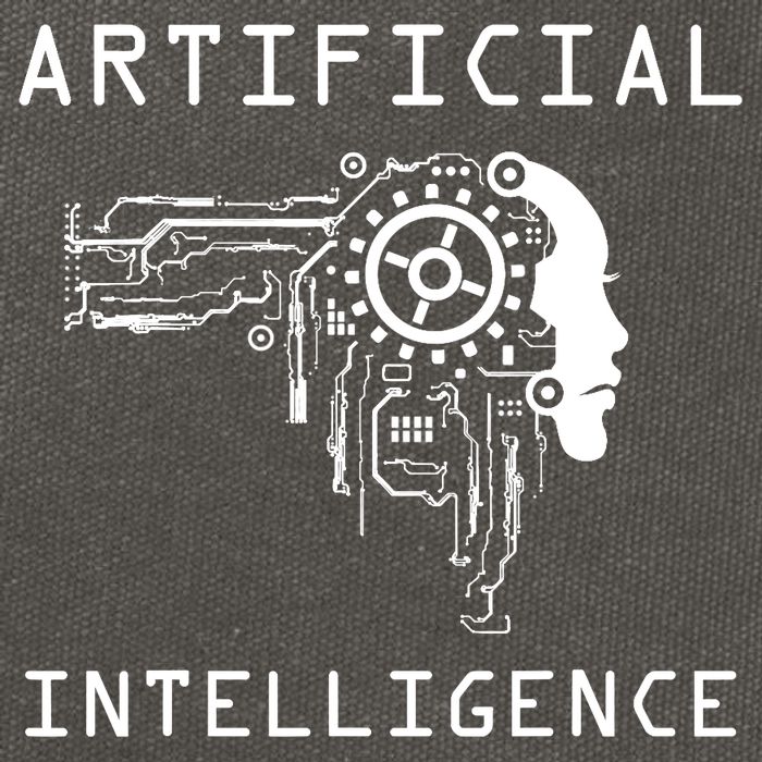 AI Developer Gift Artificial Brain Artificial Intelligence Cotton Canvas Backpack