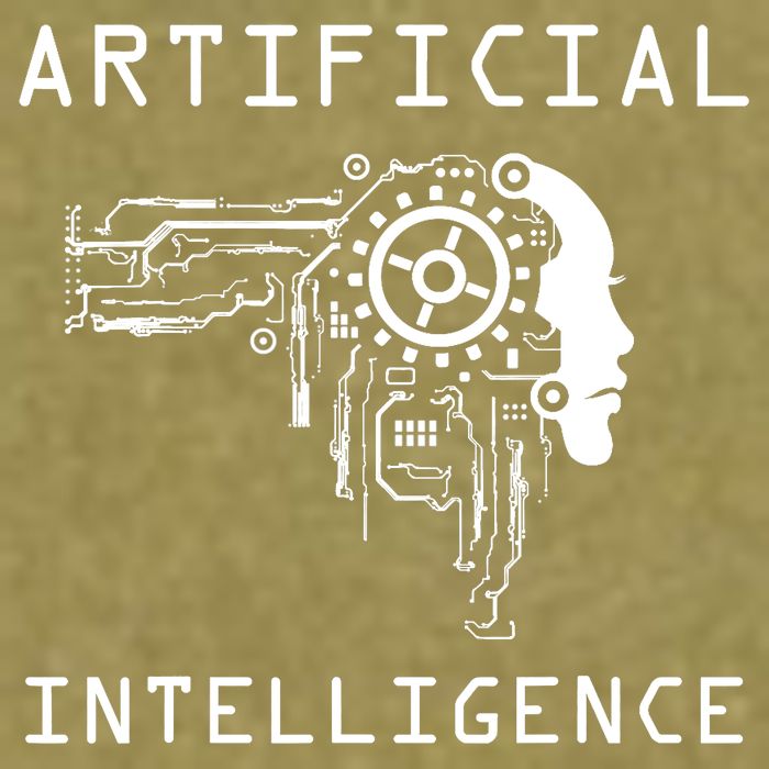 AI Developer Gift Artificial Brain Artificial Intelligence Garment-Dyed Women's Muscle Tee