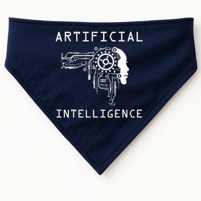 AI Developer Gift Artificial Brain Artificial Intelligence USA-Made Doggie Bandana