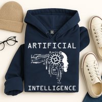 AI Developer Gift Artificial Brain Artificial Intelligence Hoodie