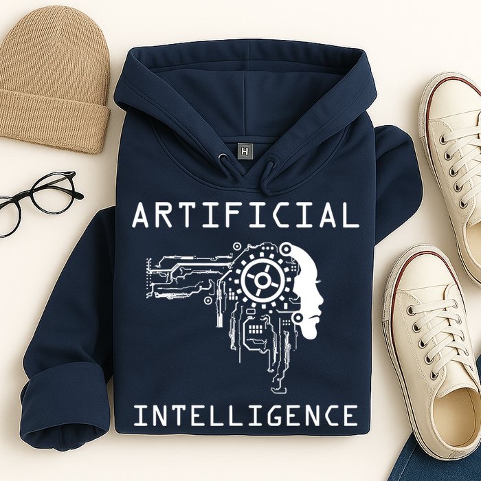 AI Developer Gift Artificial Brain Artificial Intelligence Hoodie