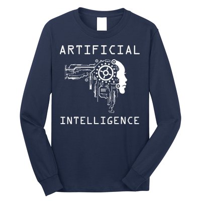 AI Developer Gift Artificial Brain Artificial Intelligence Long Sleeve Shirt