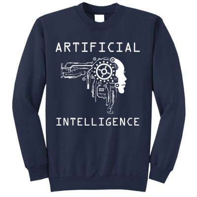 AI Developer Gift Artificial Brain Artificial Intelligence Sweatshirt