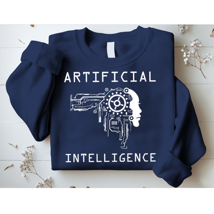 AI Developer Gift Artificial Brain Artificial Intelligence Sweatshirt