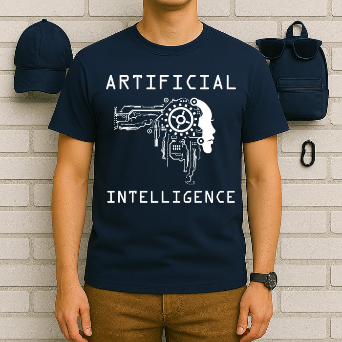 AI Developer Gift Artificial Brain Artificial Intelligence T-Shirt