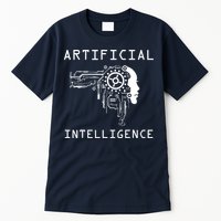 AI Developer Gift Artificial Brain Artificial Intelligence Tall T-Shirt