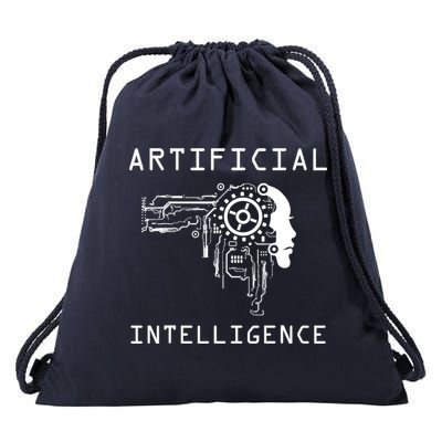 AI Developer Gift Artificial Brain Artificial Intelligence Drawstring Bag