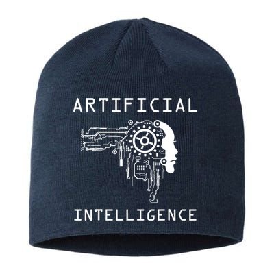 AI Developer Gift Artificial Brain Artificial Intelligence Sustainable Beanie