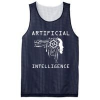 AI Developer Gift Artificial Brain Artificial Intelligence Mesh Reversible Basketball Jersey Tank