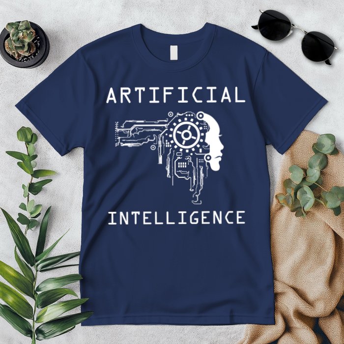 AI Developer Gift Artificial Brain Artificial Intelligence Premium T-Shirt
