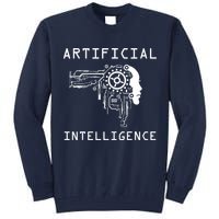 AI Developer Gift Artificial Brain Artificial Intelligence Tall Sweatshirt