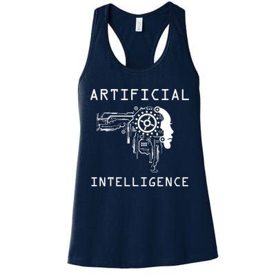 AI Developer Gift Artificial Brain Artificial Intelligence Womens Tank Top