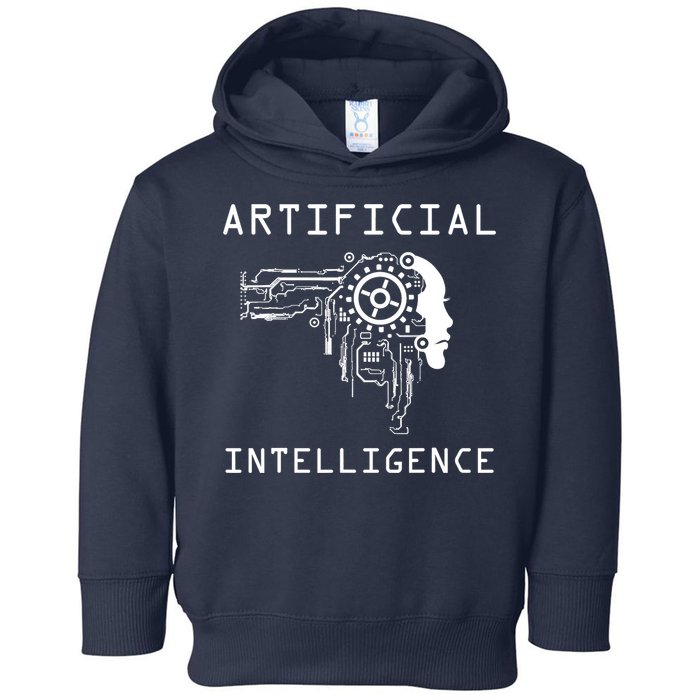 AI Developer Gift Artificial Brain Artificial Intelligence Toddler Hoodie