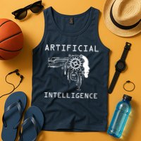 AI Developer Gift Artificial Brain Artificial Intelligence Tank Top