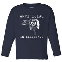 AI Developer Gift Artificial Brain Artificial Intelligence Toddler Long Sleeve Shirt