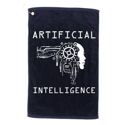 AI Developer Gift Artificial Brain Artificial Intelligence Golf Towel