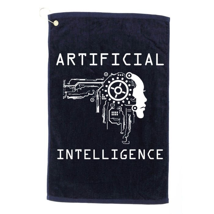 AI Developer Gift Artificial Brain Artificial Intelligence Golf Towel