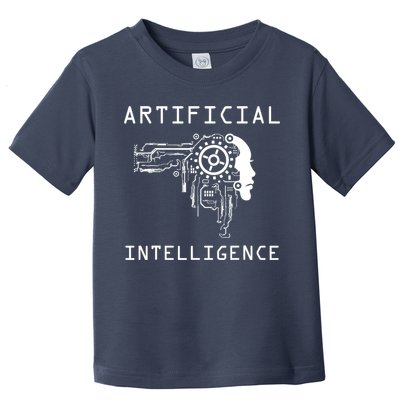 AI Developer Gift Artificial Brain Artificial Intelligence Toddler T-Shirt