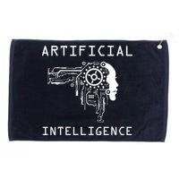 AI Developer Gift Artificial Brain Artificial Intelligence Grommeted Golf Towel
