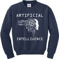 AI Developer Gift Artificial Brain Artificial Intelligence Kids Sweatshirt