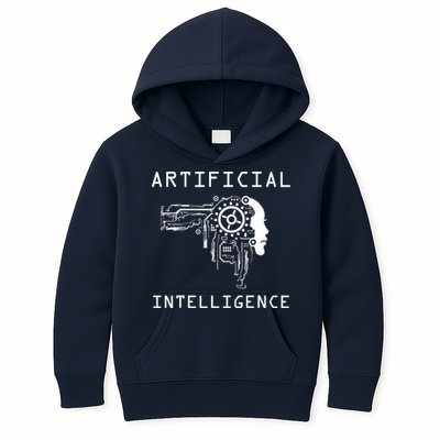 AI Developer Gift Artificial Brain Artificial Intelligence Kids Hoodie