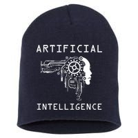 AI Developer Gift Artificial Brain Artificial Intelligence Short Acrylic Beanie