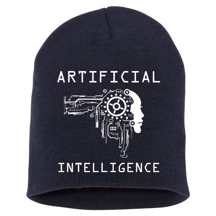 AI Developer Gift Artificial Brain Artificial Intelligence Short Acrylic Beanie