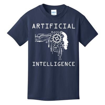 AI Developer Gift Artificial Brain Artificial Intelligence Kids T-Shirt