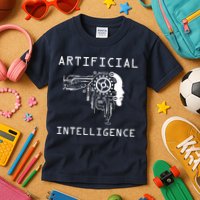 AI Developer Gift Artificial Brain Artificial Intelligence Kids T-Shirt
