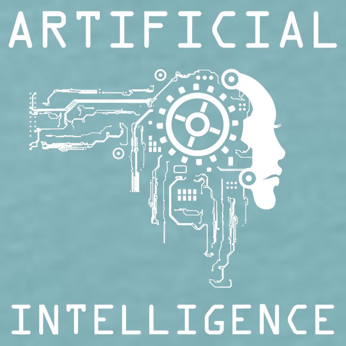 AI Developer Gift Artificial Brain Artificial Intelligence Sueded Cloud Jersey T-Shirt