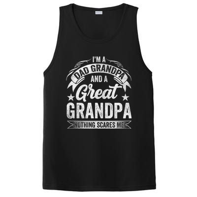 A Dad Grandpa And Great Grandpa Grandma Fatherhood Meaningful Gift PosiCharge Competitor Tank