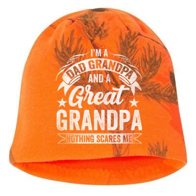 A Dad Grandpa And Great Grandpa Grandma Fatherhood Meaningful Gift Kati - Camo Knit Beanie