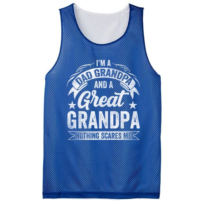 A Dad Grandpa And Great Grandpa Grandma Fatherhood Meaningful Gift Mesh Reversible Basketball Jersey Tank