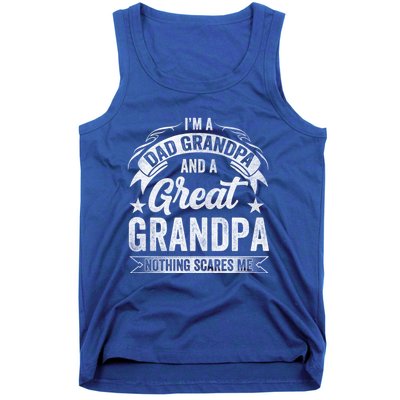 A Dad Grandpa And Great Grandpa Grandma Fatherhood Meaningful Gift Tank Top