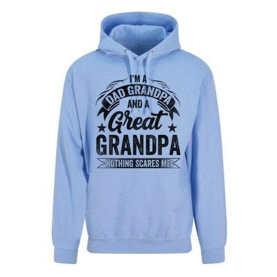 A Dad Grandpa And Great Grandpa Grandma Fatherhood Meaningful Gift Unisex Surf Hoodie