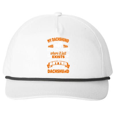 Amazing Dachshund Gift Snapback Five-Panel Rope Hat