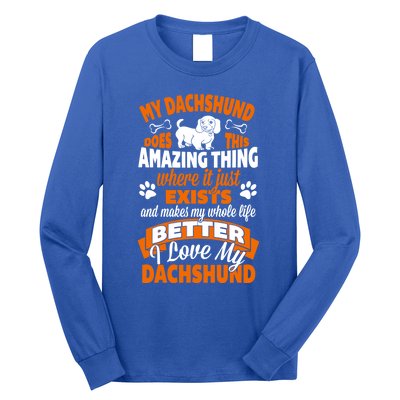 Amazing Dachshund Gift Long Sleeve Shirt