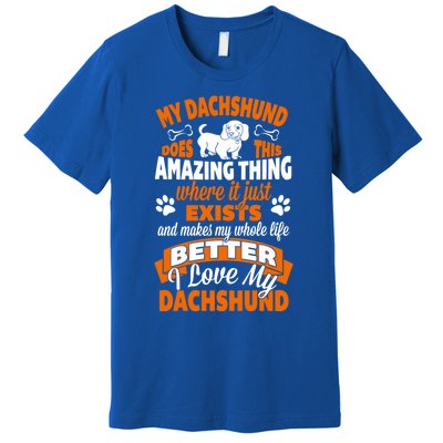 Amazing Dachshund Gift Premium T-Shirt