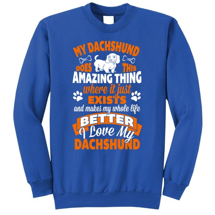 Amazing Dachshund Gift Tall Sweatshirt