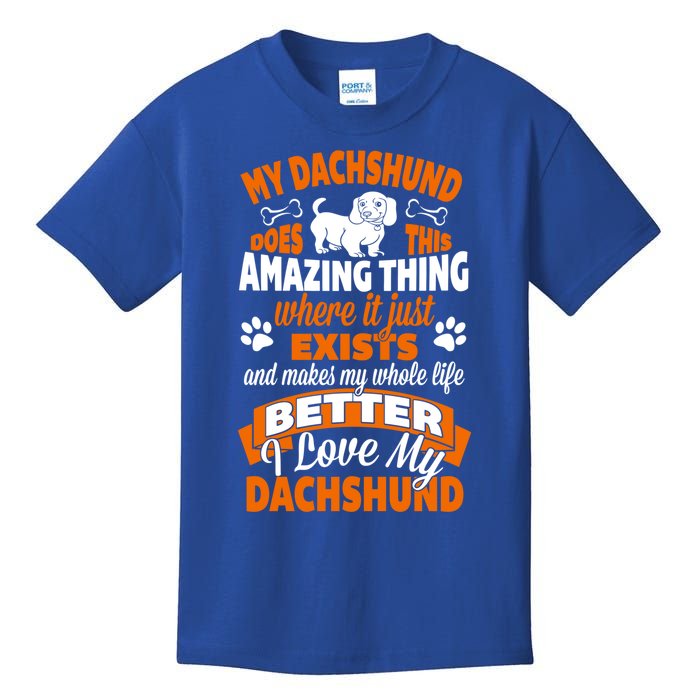 Amazing Dachshund Gift Kids T-Shirt