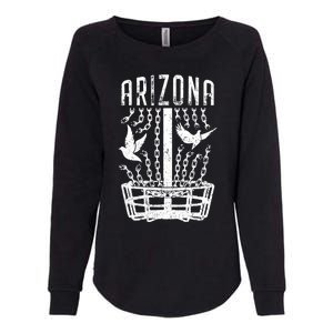 Arizona Disc Golf Player Breaking Chains Birdie Meaningful Gift Womens California Wash Sweatshirt