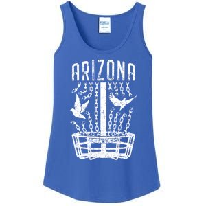 Arizona Disc Golf Player Breaking Chains Birdie Meaningful Gift Ladies Essential Tank