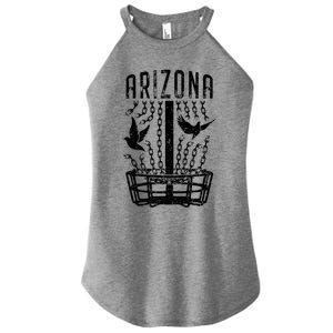 Arizona Disc Golf Player Breaking Chains Birdie Meaningful Gift Women's Perfect Tri Rocker Tank