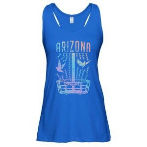 Arizona Disc Golf Player Breaking Chains Birdie Funny Gift Ladies Essential Flowy Tank