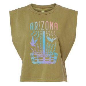 Arizona Disc Golf Player Breaking Chains Birdie Funny Gift Garment-Dyed Women's Muscle Tee