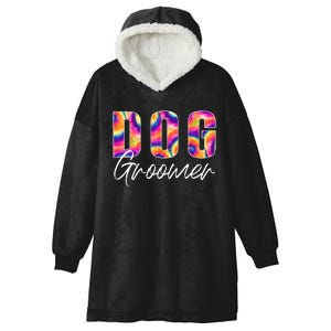 Appreciation Dog Groomer  Hooded Wearable Blanket