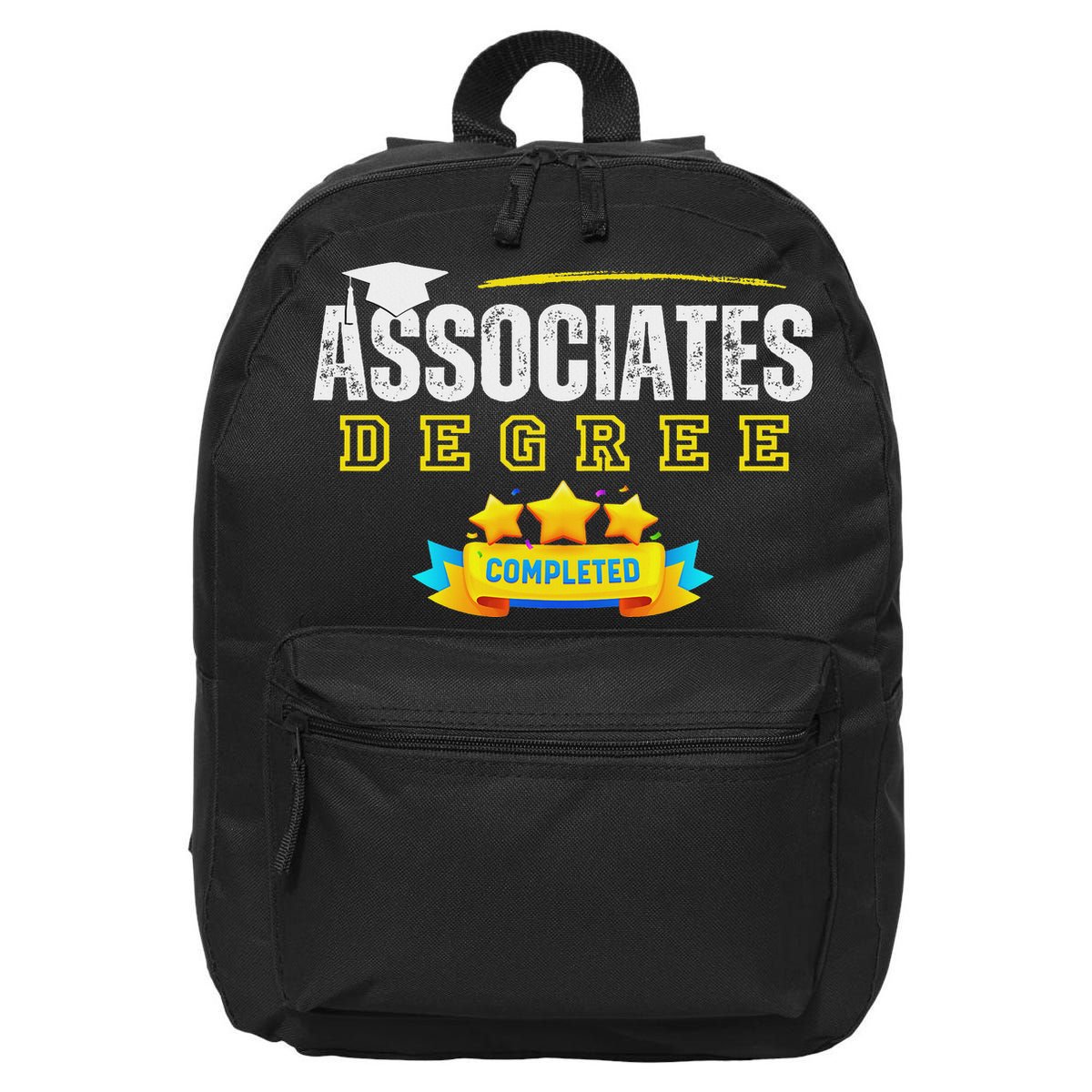 Associates Degree Graduation Senior Celebration Grad Party 16 in Basic Backpack